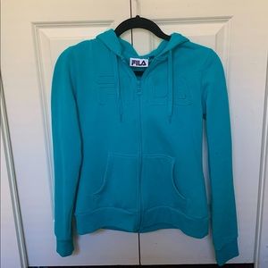 Fila Emerald Blue Hoodie.